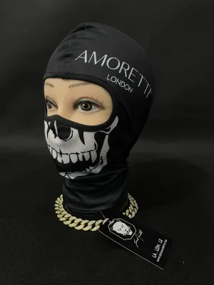 Balaclava Amoretti Skull Preta