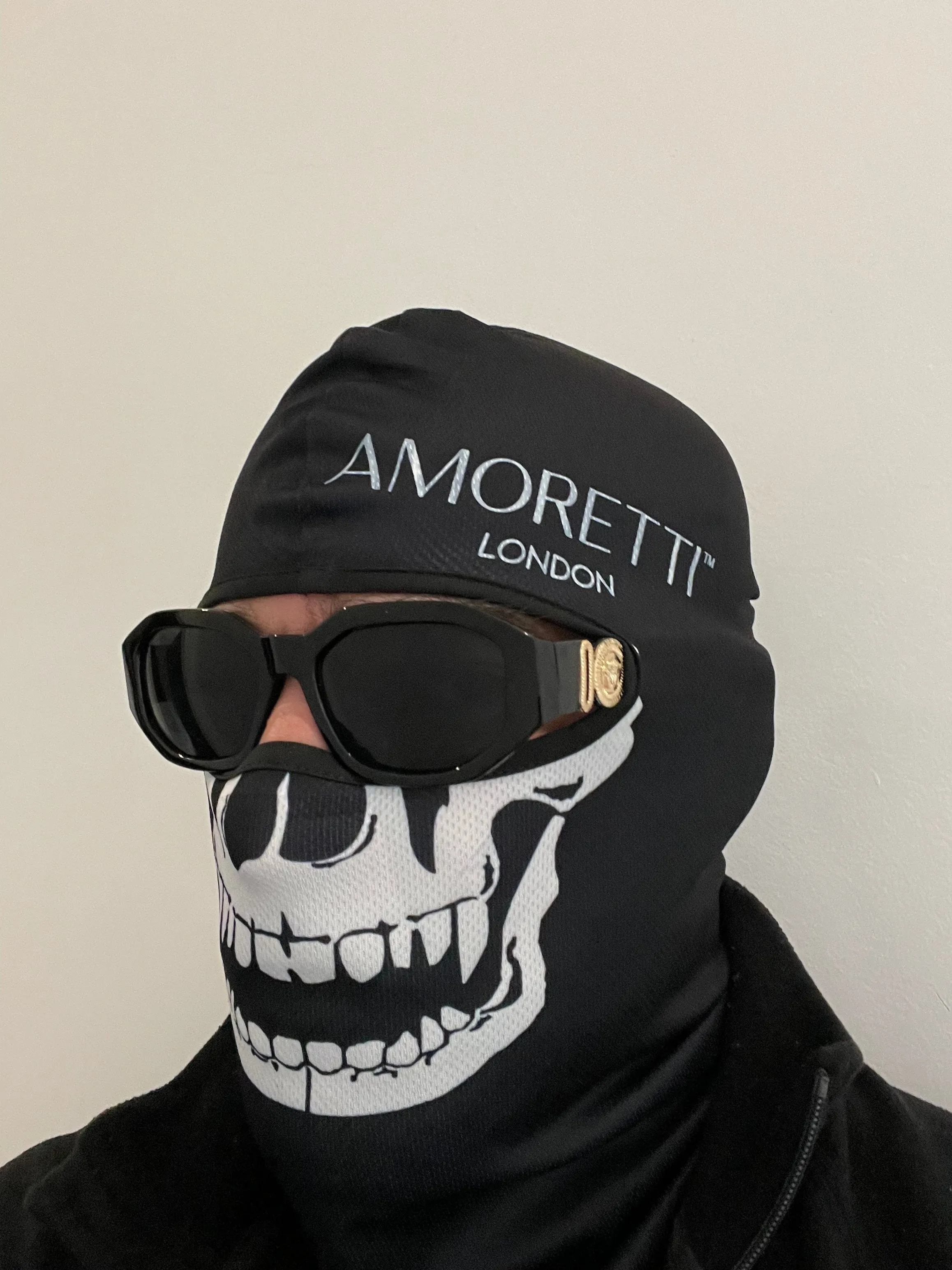 Balaclava Amoretti Skull Preta