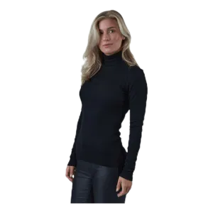 Birdie Ls Rollneck Bc Black