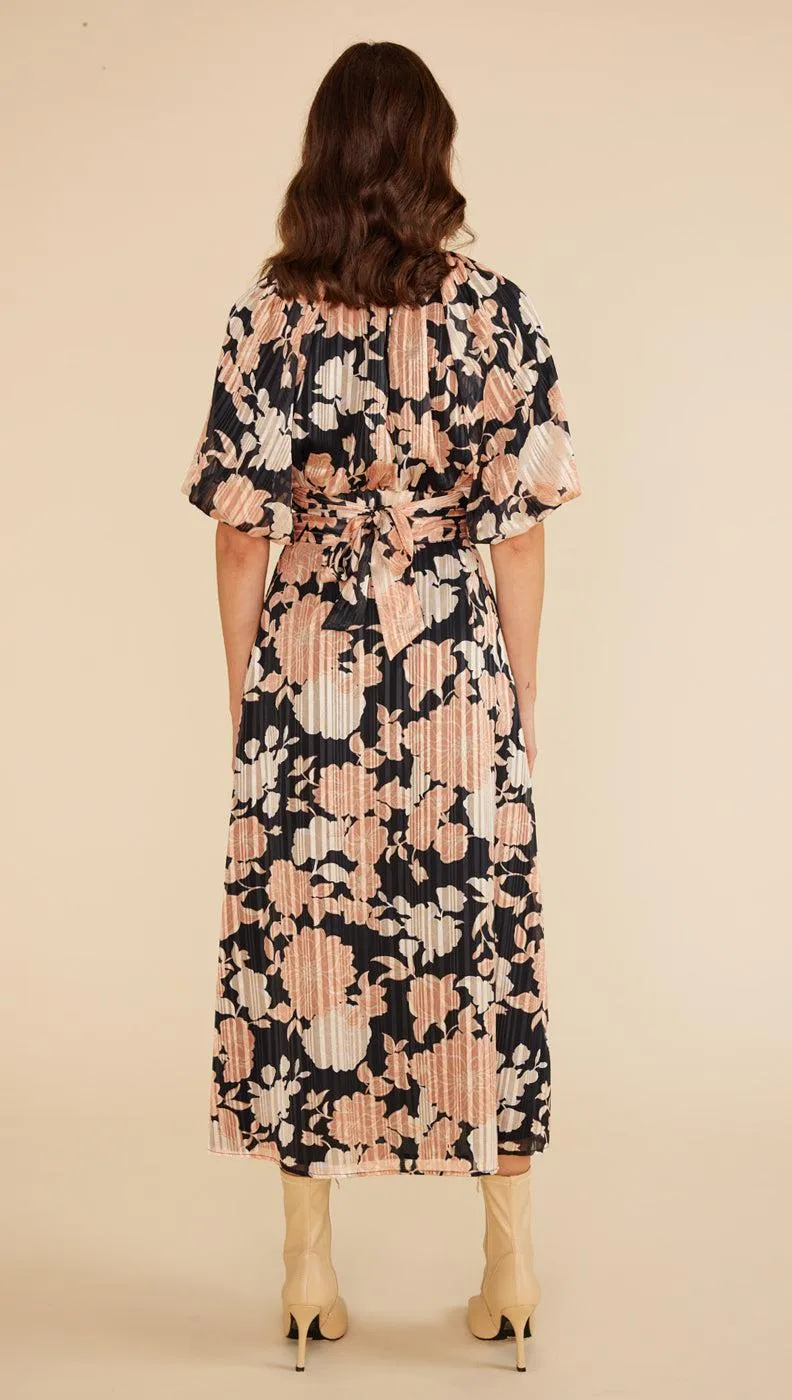 Bonnie Midi Skirt in Black/Multi