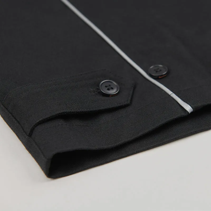 both X SECOND LAYER-LS BLOUSON-BLACK