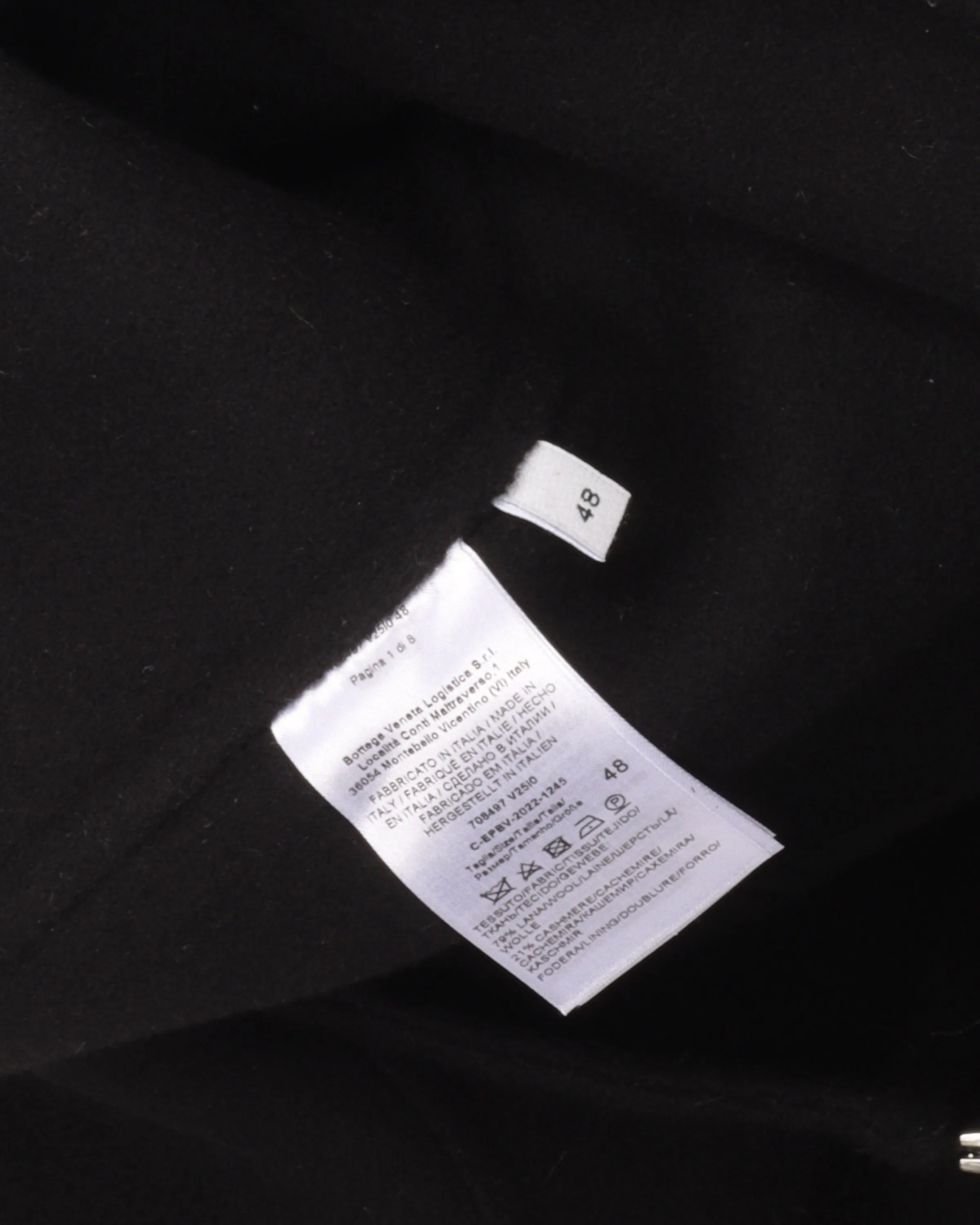 Cropped Wool-Cashmere Blend Jacket