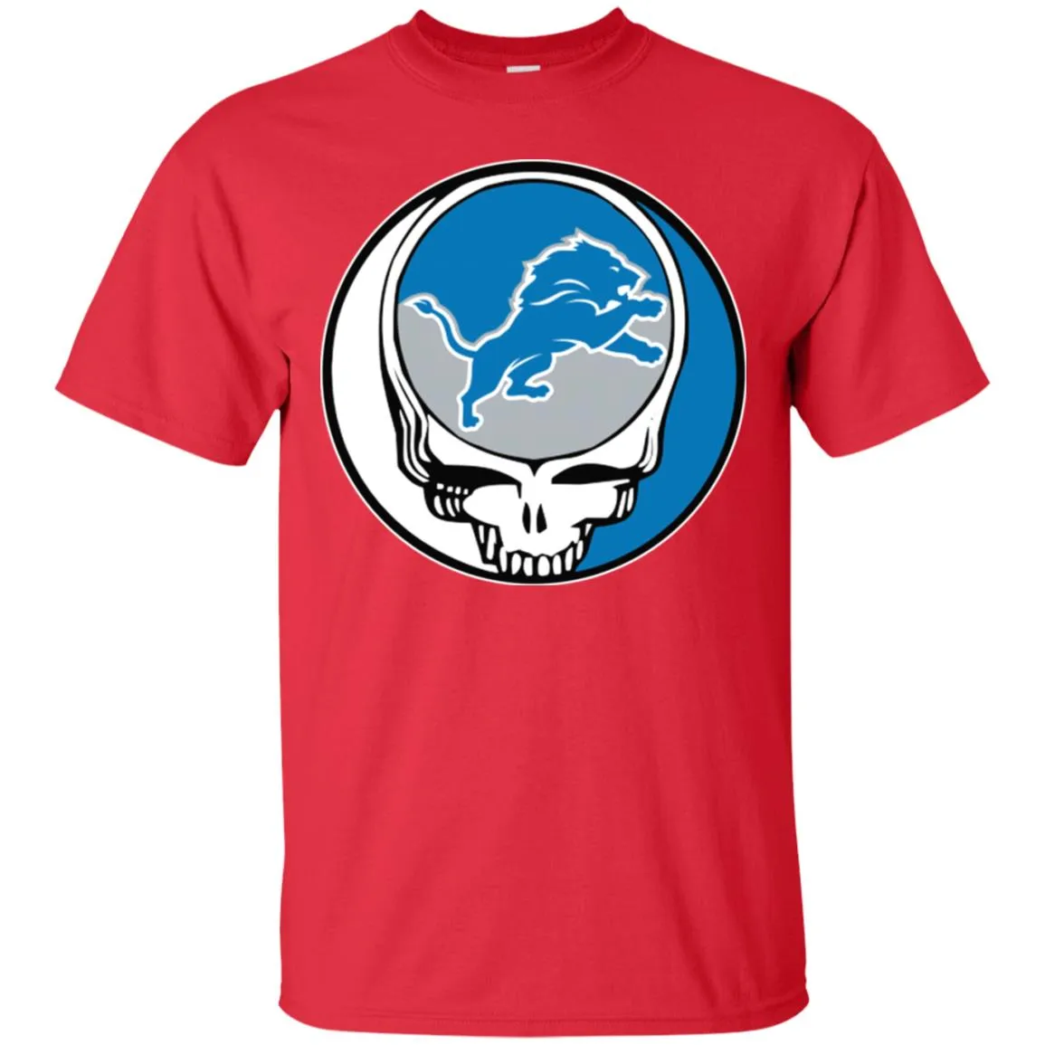 Detroit Lions Grateful Dead Steal Your Face Football Nfl Shirts