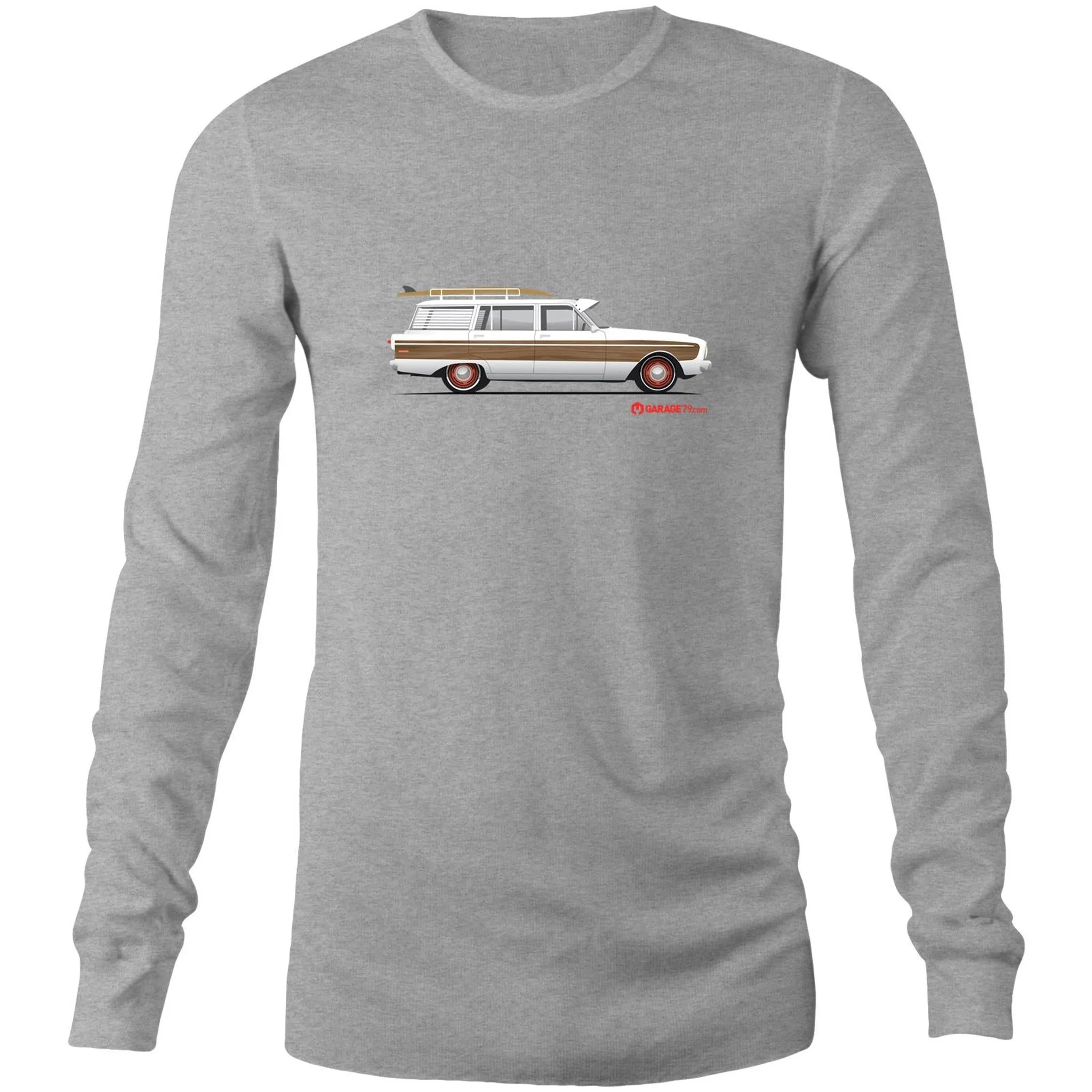 Falcon Surfing Wagon Mens Long Sleeve T-Shirt