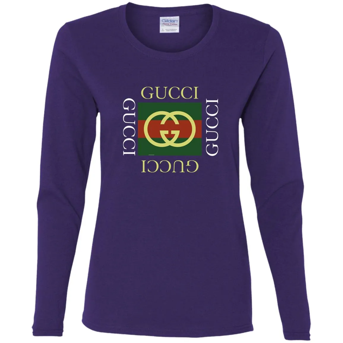 Gucci Logo Gift T-shirt Women Long Sleeve Shirt