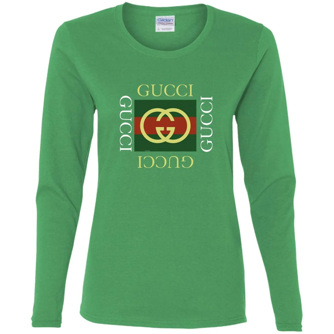 Gucci Logo Gift T-shirt Women Long Sleeve Shirt