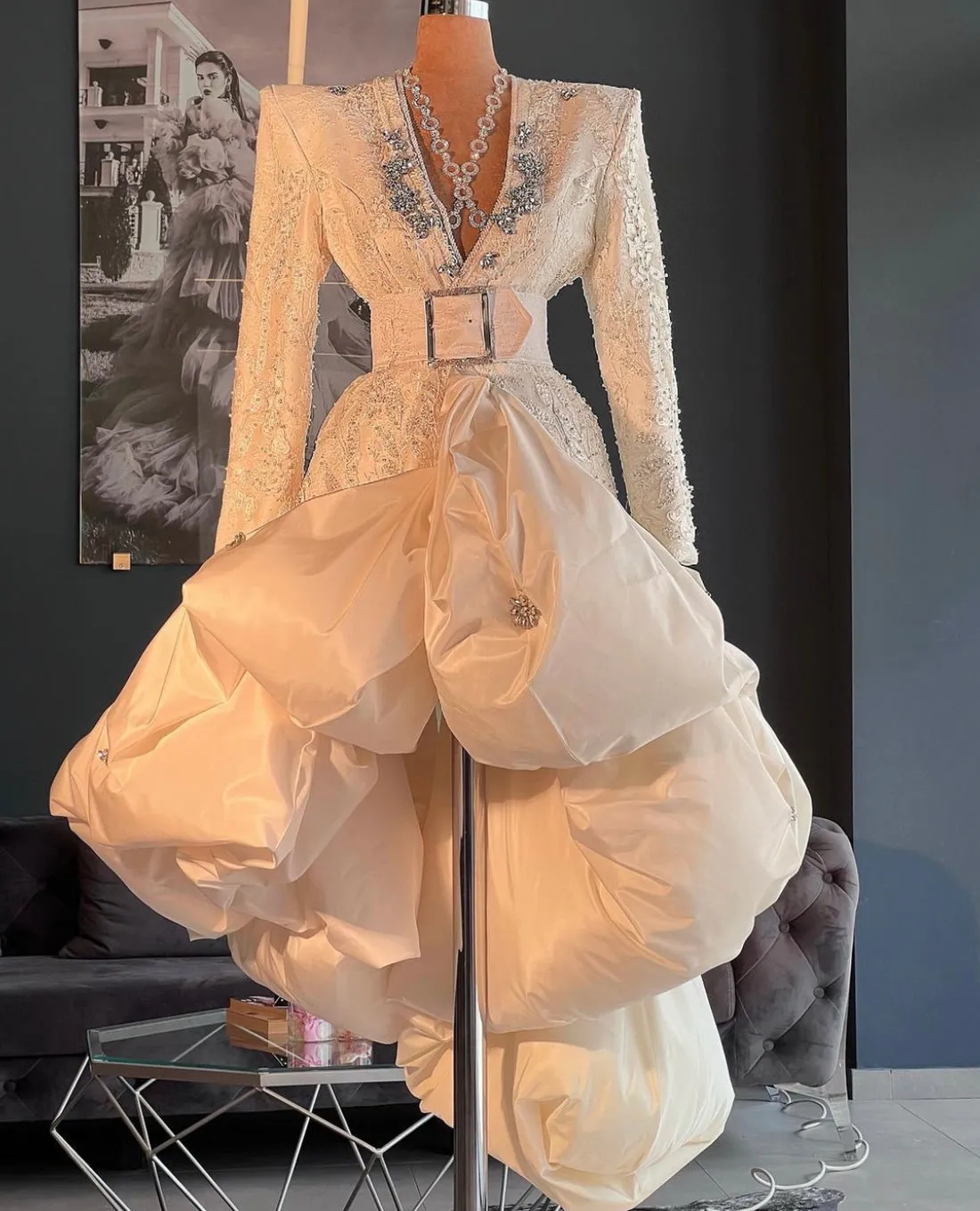 Johanna Beautiful Long Sleeves Evening Dress