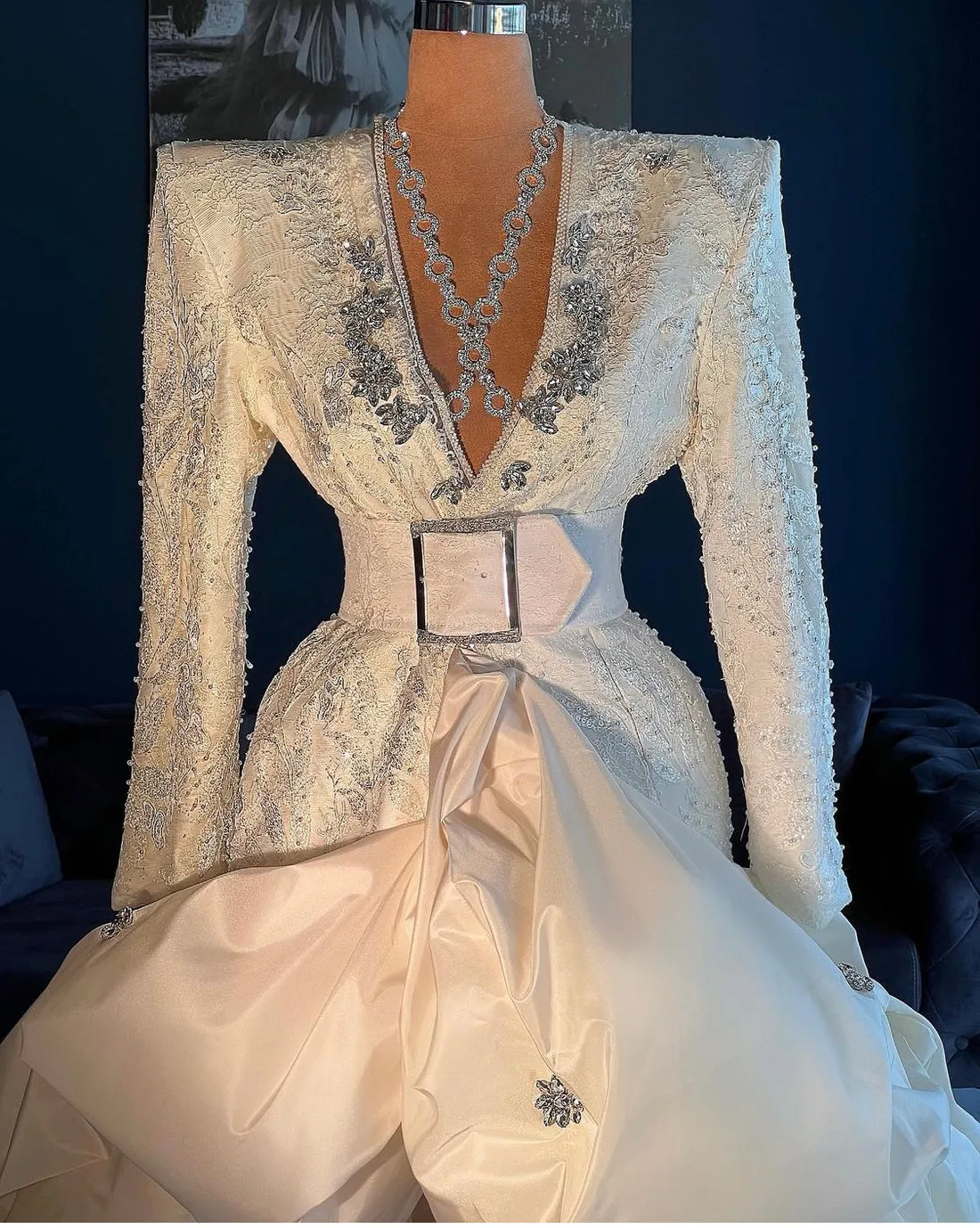 Johanna Beautiful Long Sleeves Evening Dress