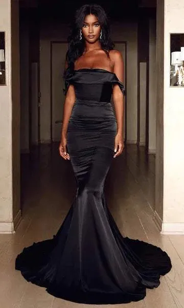 Monotonous Black Evening Dress