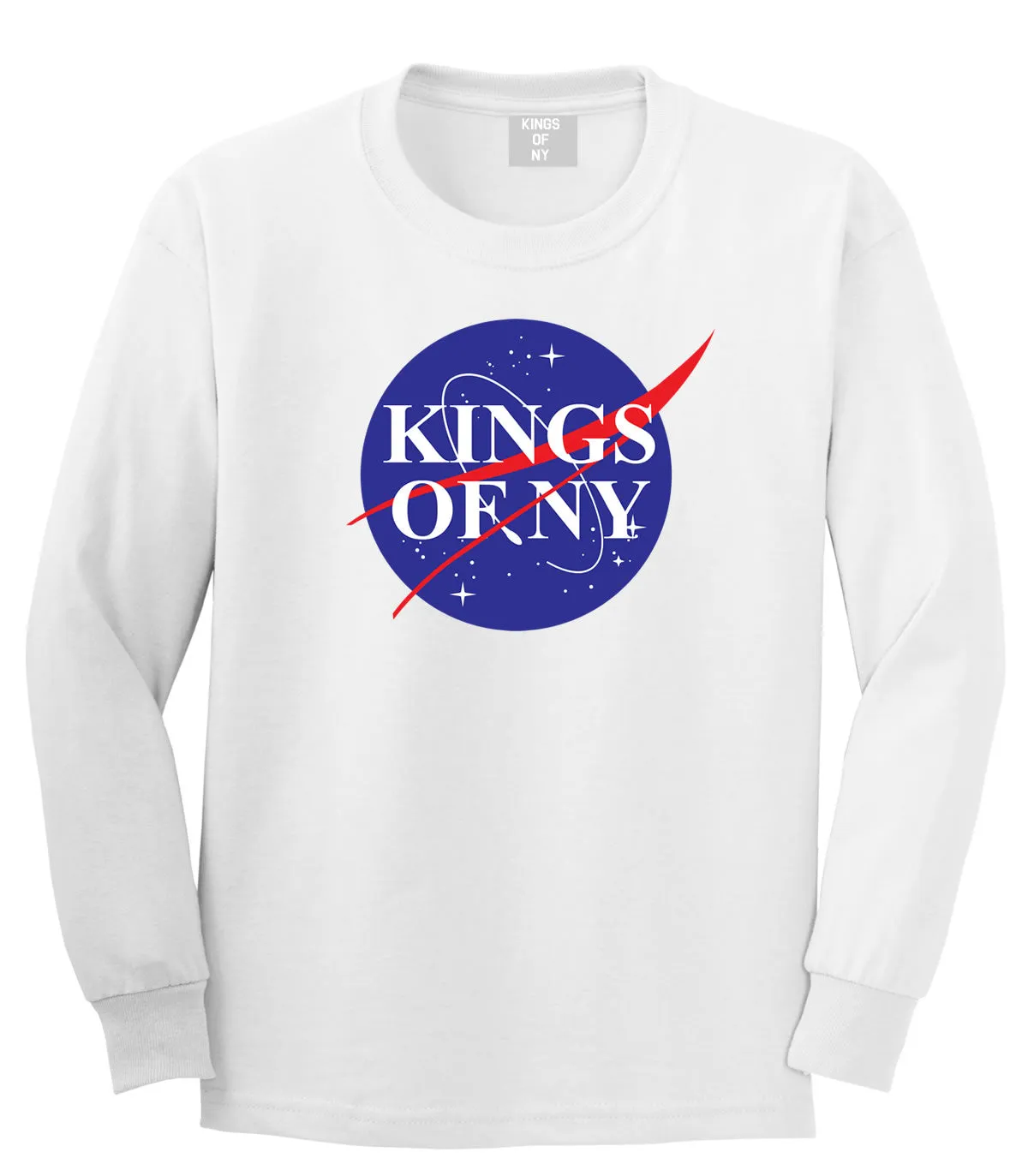 Nasa Kings Of NY Logo Long Sleeve T-Shirt