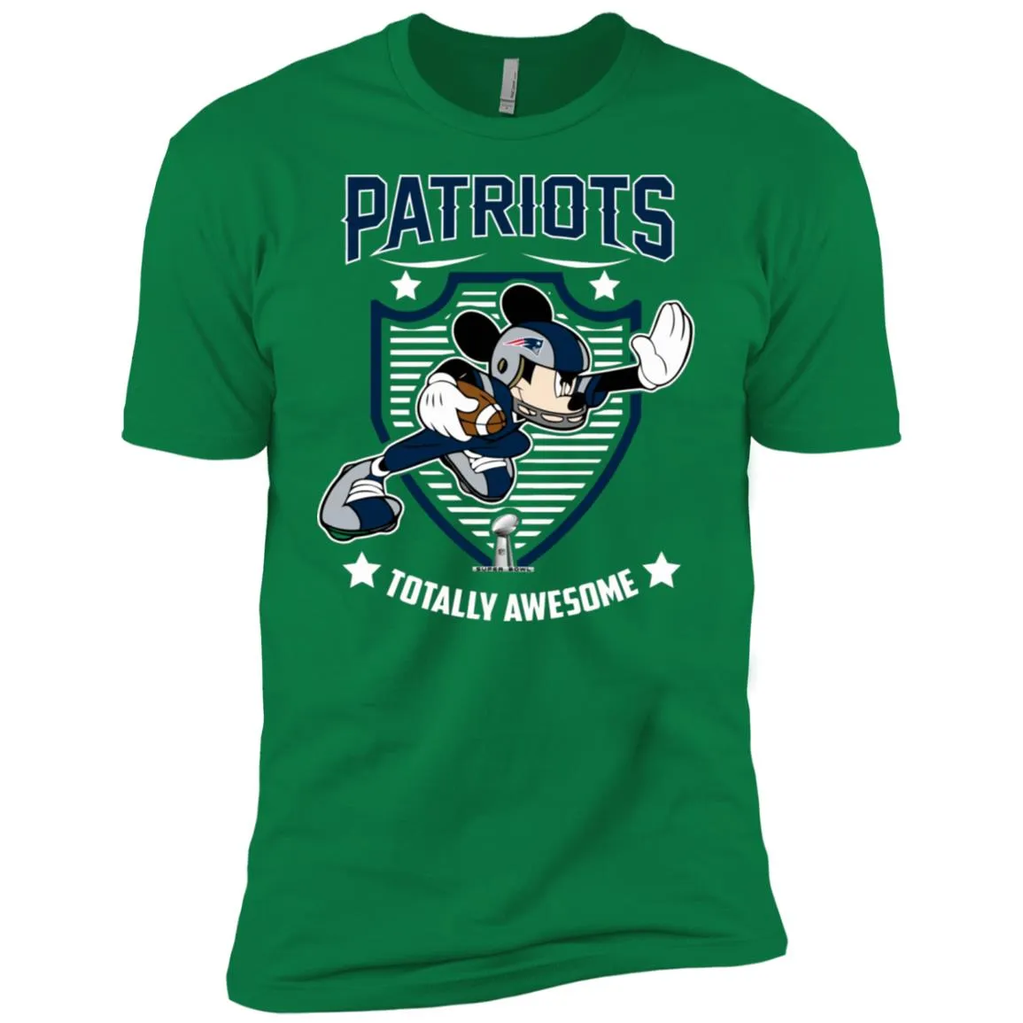 Nfl – New England Patriots Totally Awesome Mickey Mouse Super Bowl 2019 Football Men Short Sleeve T-Shirt