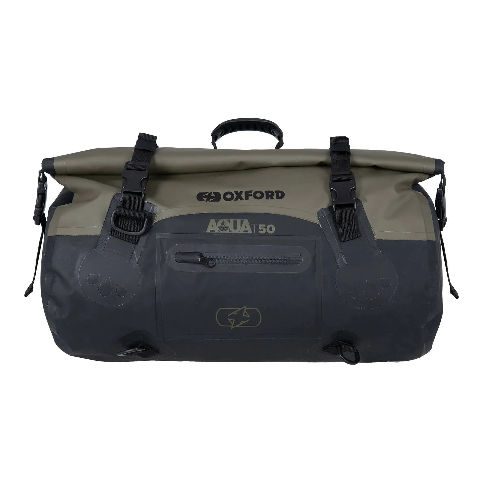OXFORD AQUA T50 ROLL BAG BLK/ KHAKI (NEW)