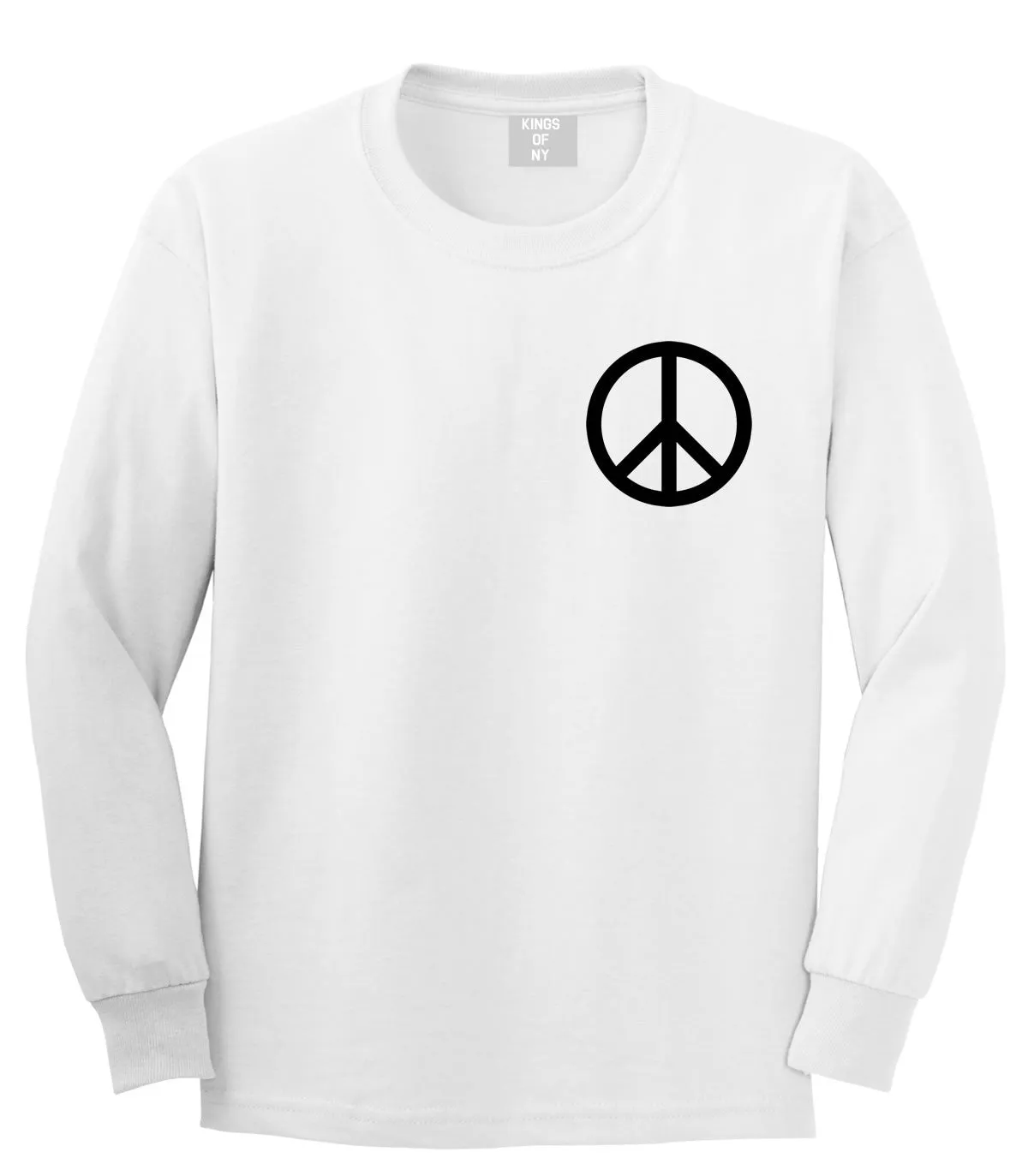 Peace Sign Symbol Meme Long Sleeve T-Shirt