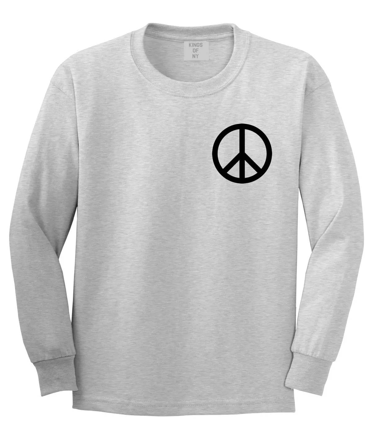 Peace Sign Symbol Meme Long Sleeve T-Shirt