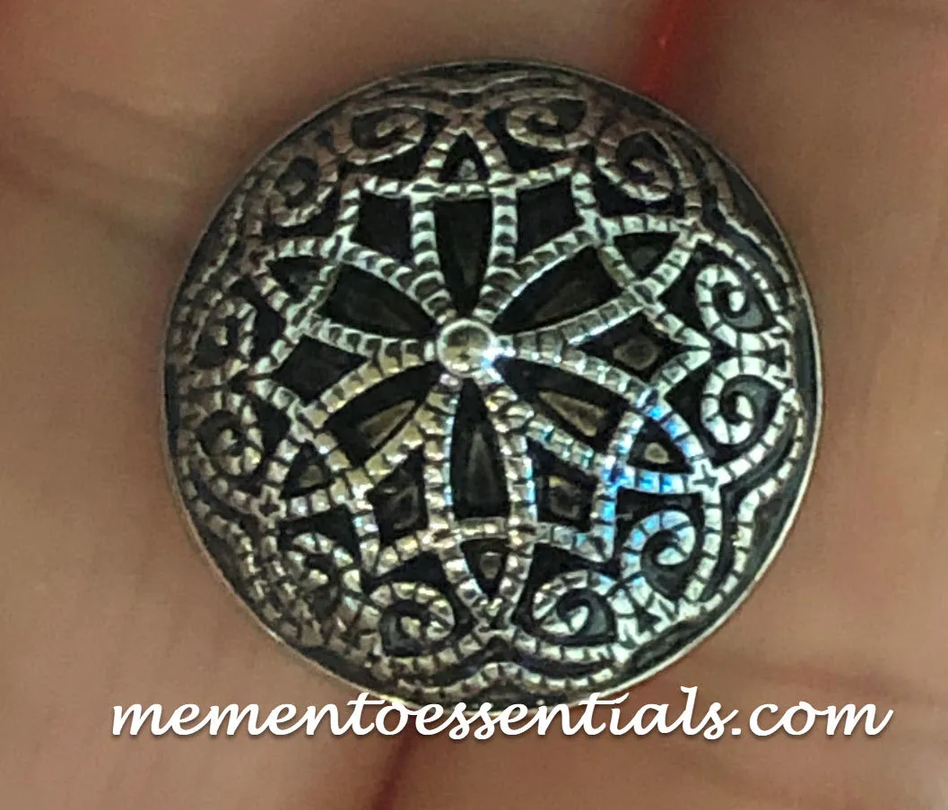 Silicone Mold elegant button jewelry used with wax, gypsum, resin, hot glue, soap, clay, metal