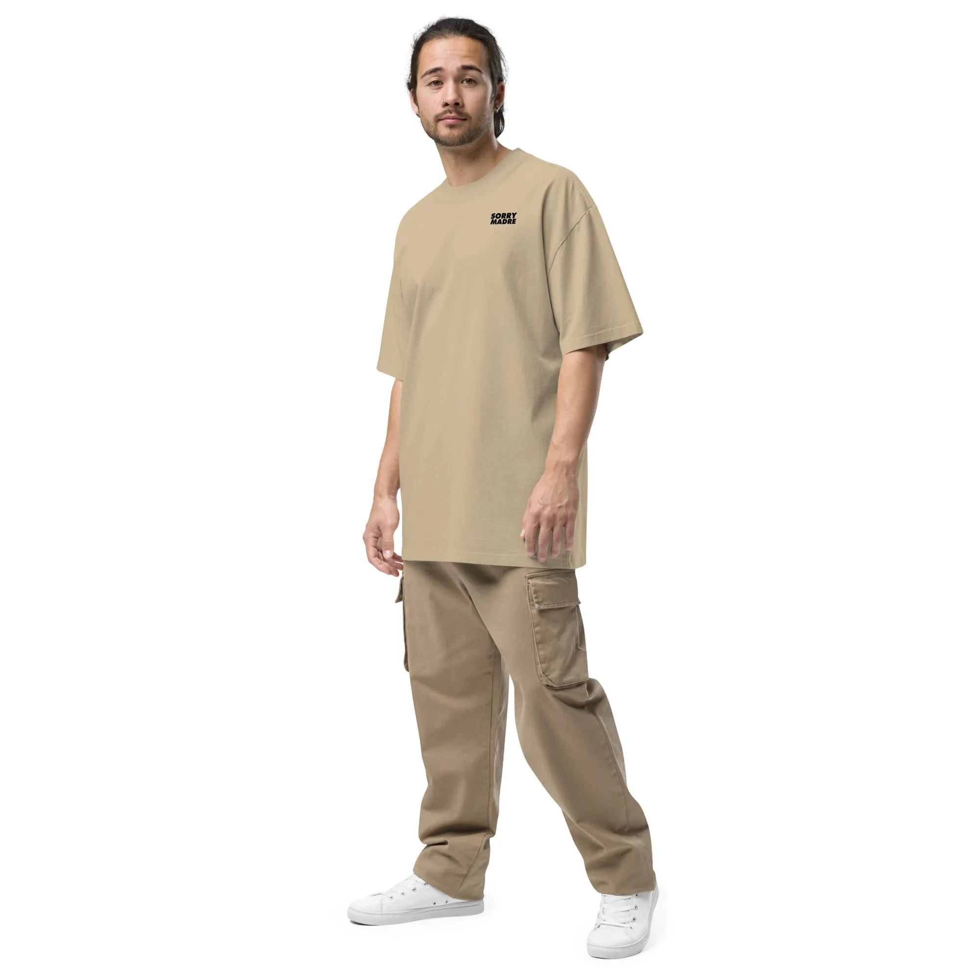 SorryMadre | Droppin' the Beat | Oversized faded t-shirt