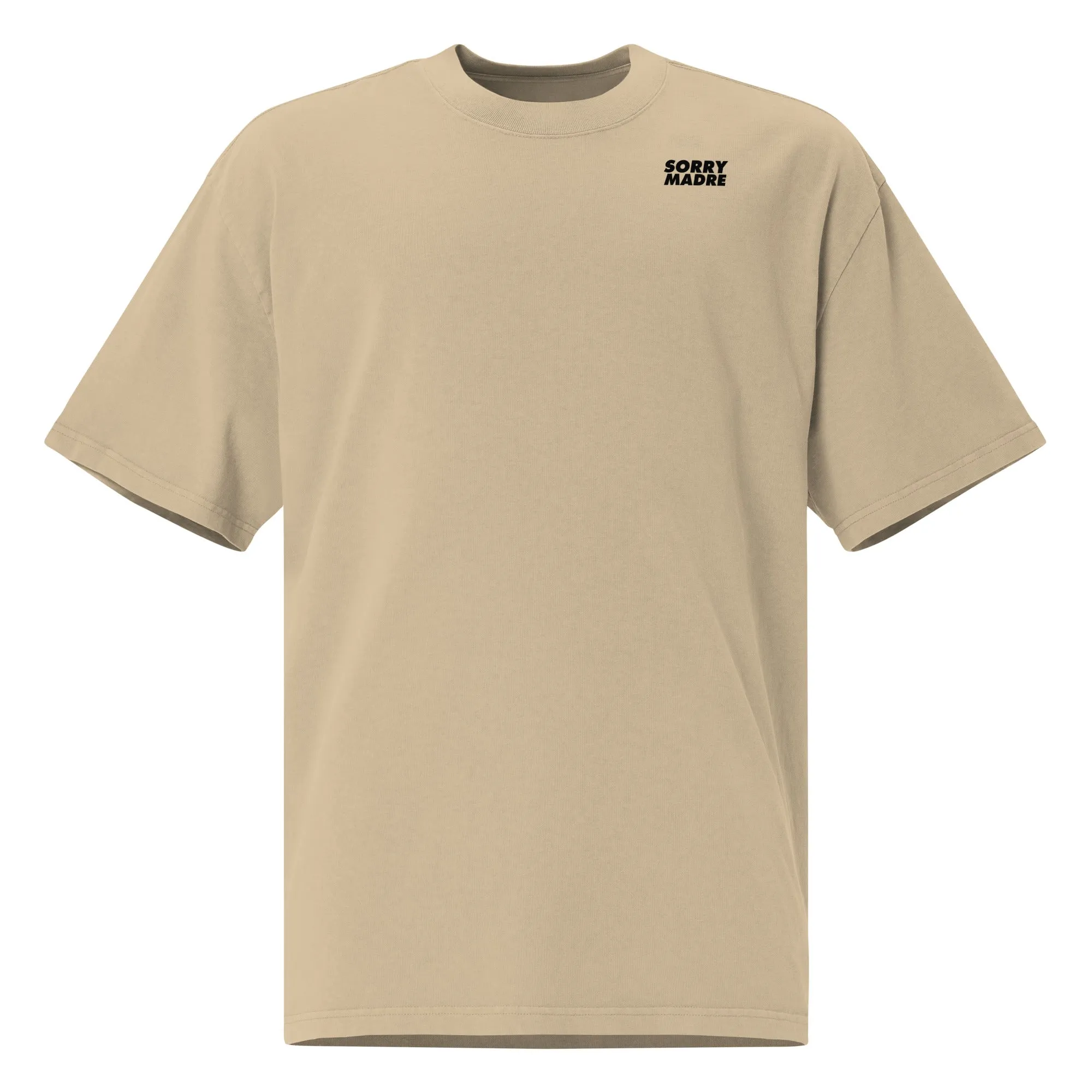 SorryMadre | Droppin' the Beat | Oversized faded t-shirt