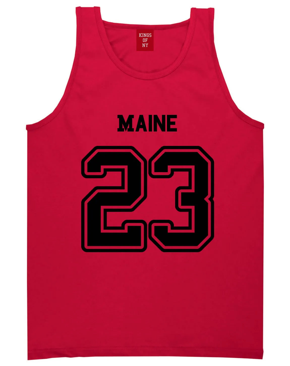 Sport Style Maine 23 Team State Jersey Mens Tank Top