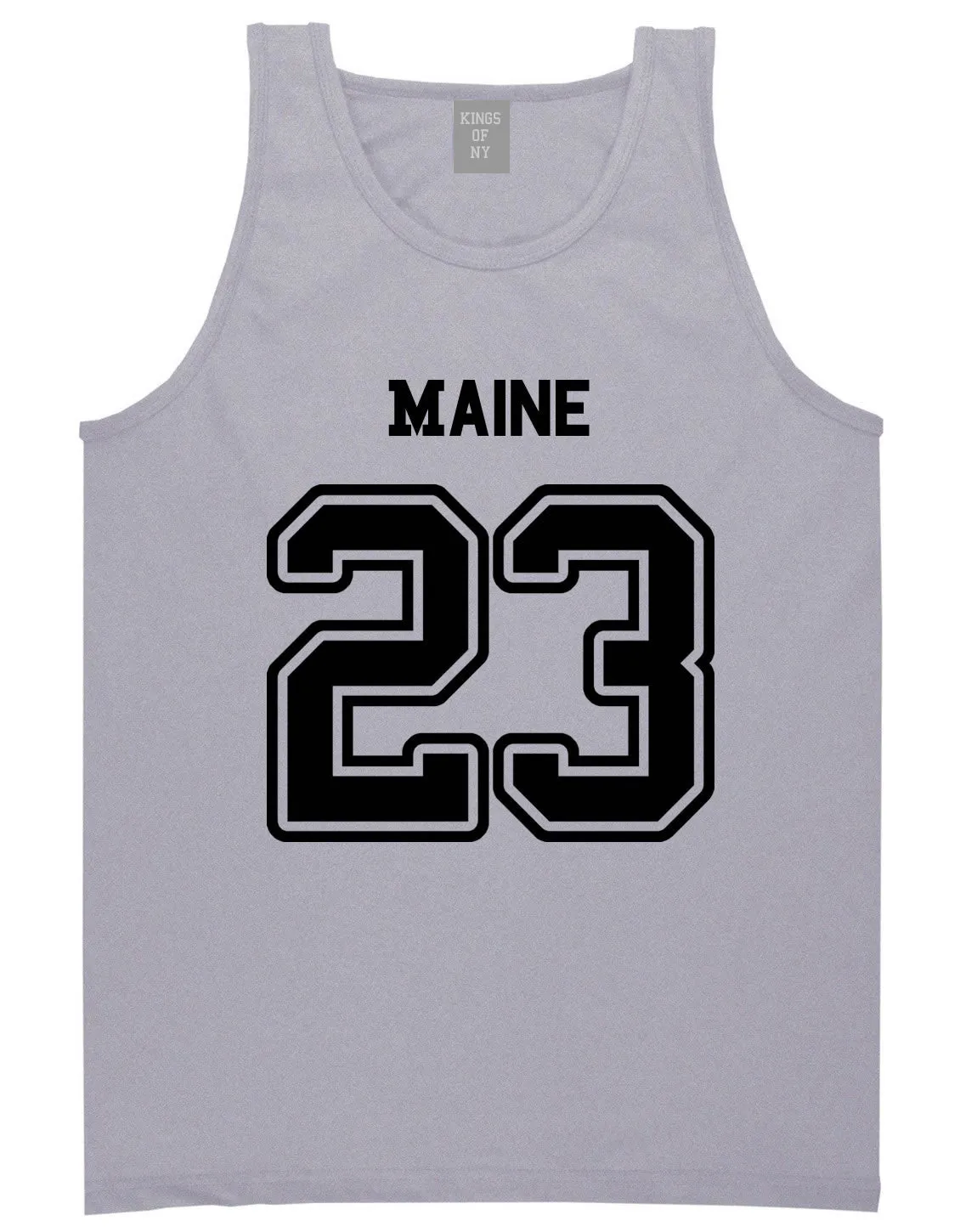 Sport Style Maine 23 Team State Jersey Mens Tank Top