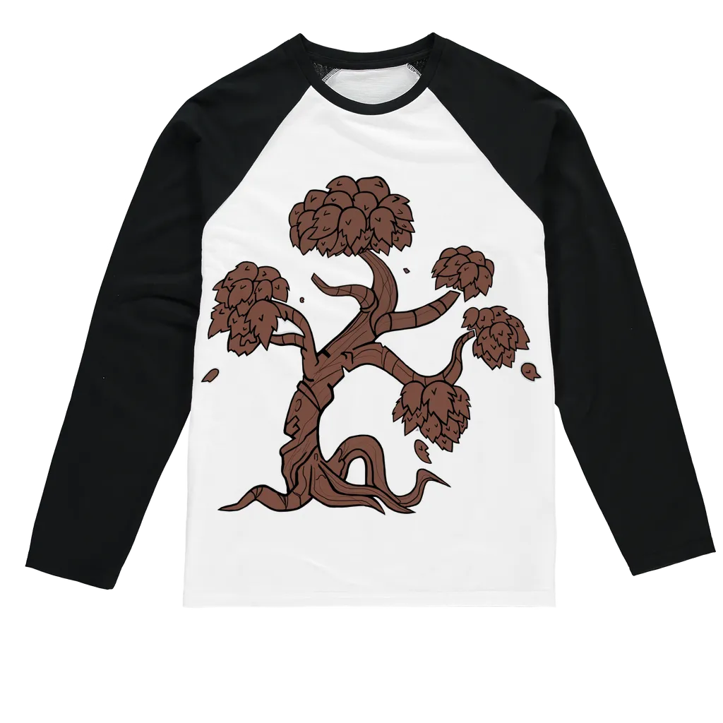 Trees Sublimation Baseball Long Sleeve T-Shirt