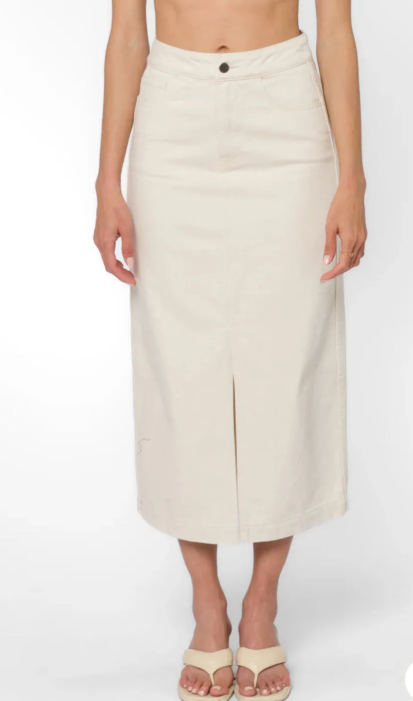 VELVET HEART PAULINA IVORY SKIRT